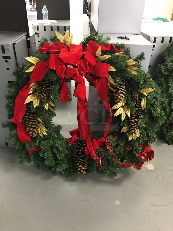 Large Commercial Christmas Wreath - Image 1 of 1