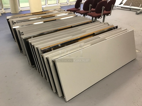 Four Folding Conference Tables (4x bid) - Image 2 of 2