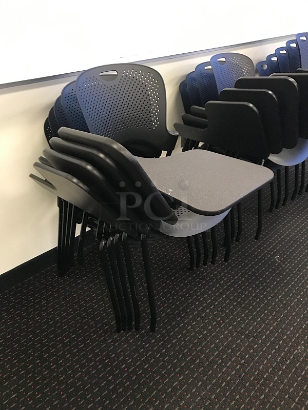 Herman Miller Student Chairs w/ Adjustable Desk & Ventilated Seat (7x bid) - Image 2 of 3