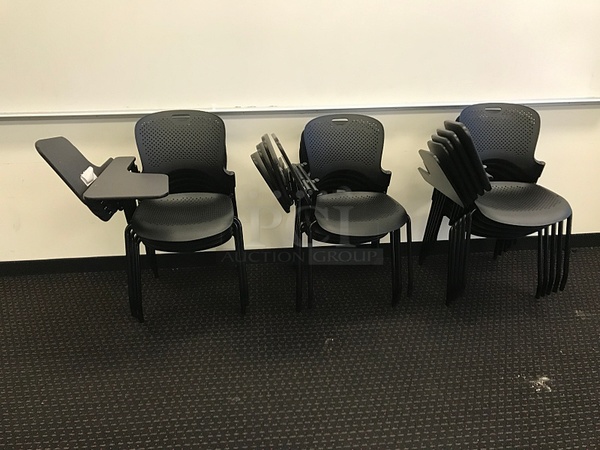 Herman Miller Student Chairs w/ Adjustable Desk & Ventilated Seat (7x bid) - Image 3 of 3