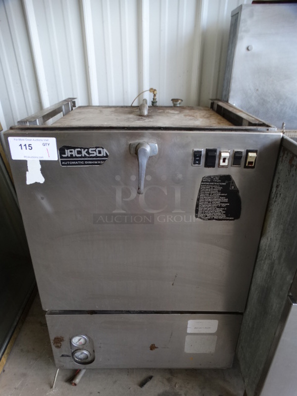 NICE! Jackson Stainless Steel Commercial Undercounter Dishwasher. 24x26x35