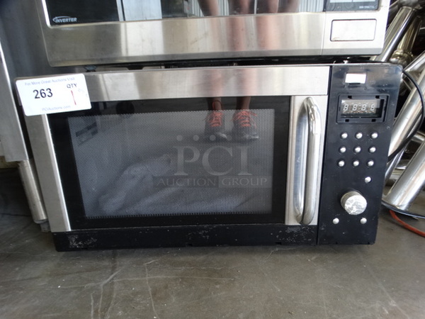 General Electric Model JES1344SK Countertop Microwave Oven. 22x15x13