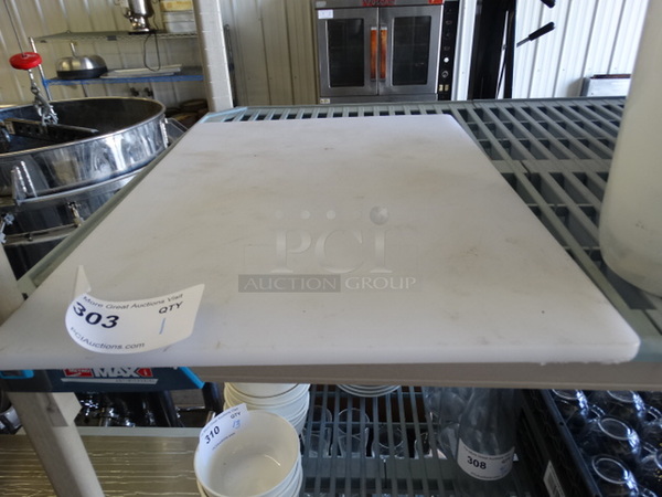 White Cutting Board. 15x20x0.5
 - Image 1 of 3