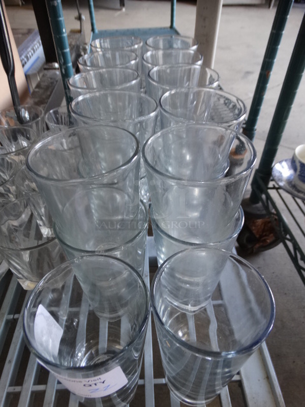 22 Beverage Glasses. 3.5x3.5x6. 22 Times Your Bid!
 - Image 2 of 3