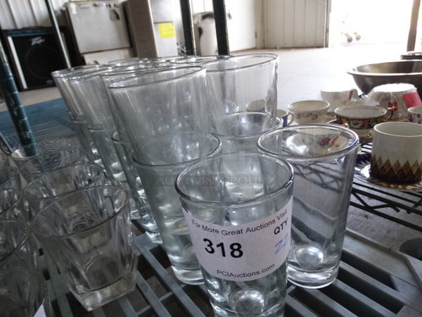 22 Beverage Glasses. 3.5x3.5x6. 22 Times Your Bid!
 - Image 3 of 3