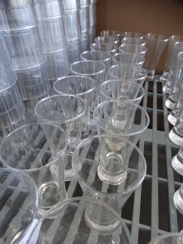 19 Beverage Glasses. 2.5x2.5x5. 19 Times Your Bid!
 - Image 2 of 3