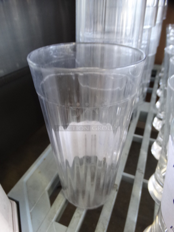 29 Poly Clear Beverage Tumblers. 3x3x6. 29 Times Your Bid!
