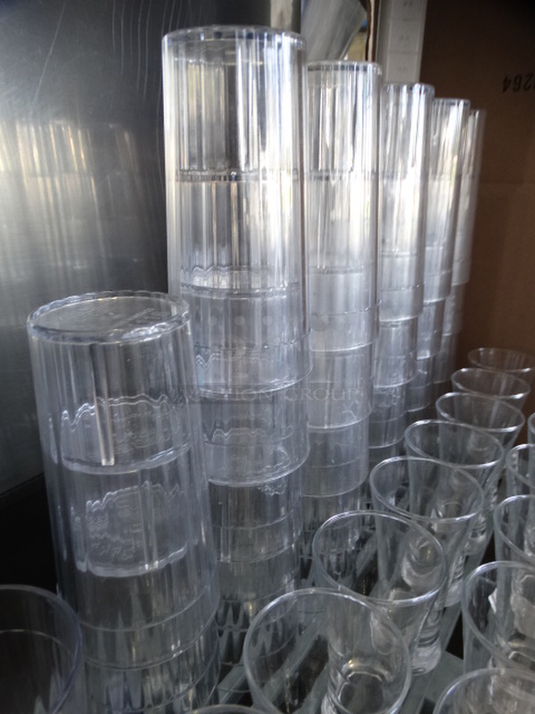 29 Poly Clear Beverage Tumblers. 3x3x6. 29 Times Your Bid!
 - Image 2 of 3