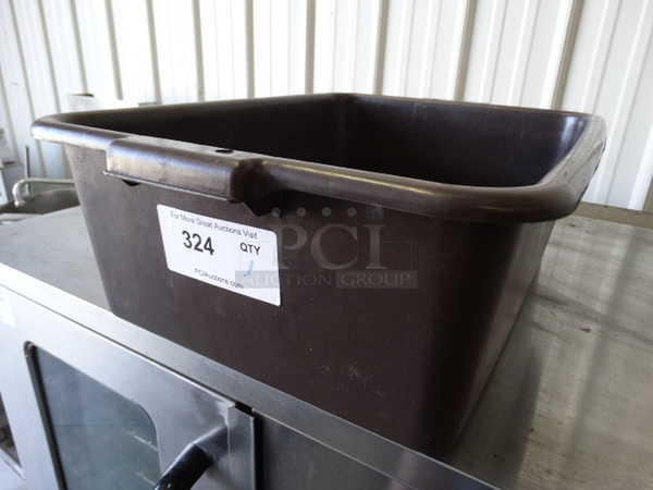 Brown Poly Bus Bin. 15x21x7
 - Image 3 of 3