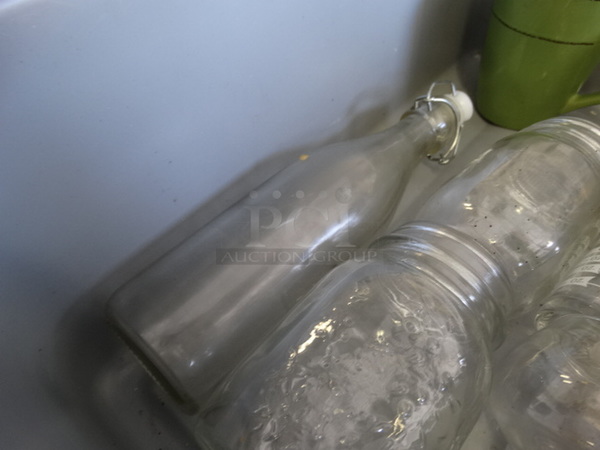 7 Various Glasses/Mugs in Gray Poly Bus Bin. 7 Times Your Bid!
 - Image 5 of 5