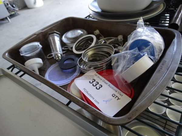 ALL ONE MONEY! Lot of Various Items in Metal Baking Pan!
 - Image 3 of 4