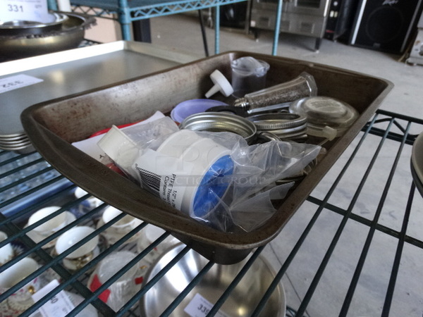 ALL ONE MONEY! Lot of Various Items in Metal Baking Pan!
 - Image 4 of 4