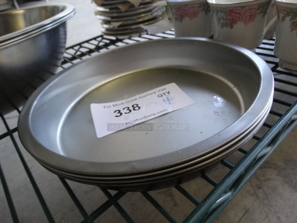 4 Metal Round Baking Pans. 9x9x1. 4 Times Your Bid!
 - Image 2 of 3