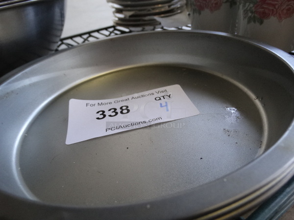 4 Metal Round Baking Pans. 9x9x1. 4 Times Your Bid!
 - Image 3 of 3