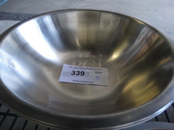 3 Metal Bowls. 12x12x4. 3 Times Your Bid!
 - Image 3 of 3