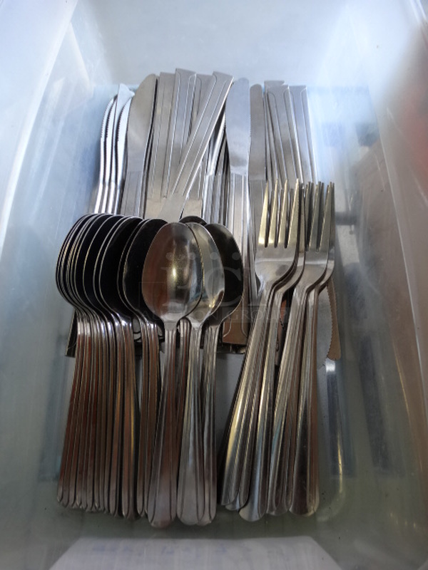 ALL ONE MONEY! Lot of 38 Knives, 18 Spoons and 7 Forks!
 - Image 1 of 4
