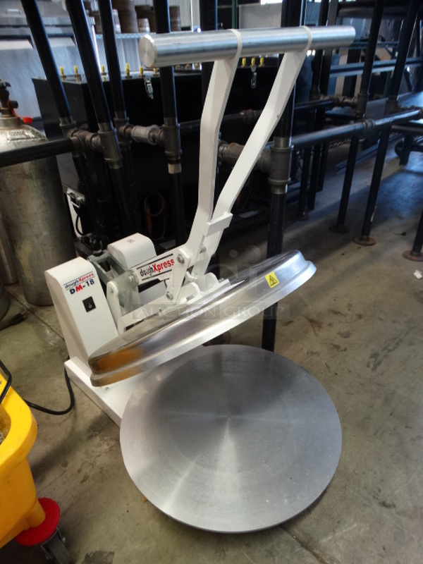 AWESOME! DoughXpress Model DM-18 Metal Commercial Countertop Dough Press. 120 Volts, 1 Phase. 18x29x13. Tested and Working!
