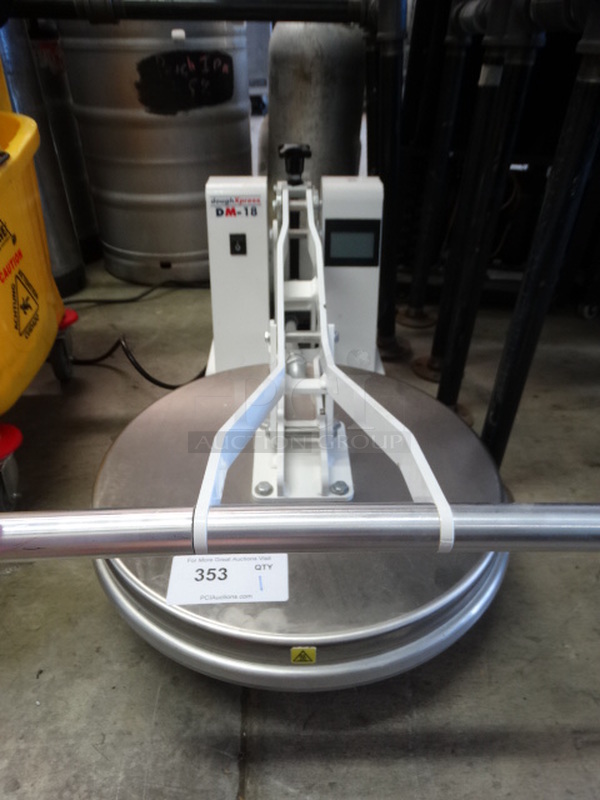 AWESOME! DoughXpress Model DM-18 Metal Commercial Countertop Dough Press. 120 Volts, 1 Phase. 18x29x13. Tested and Working! - Image 7 of 9