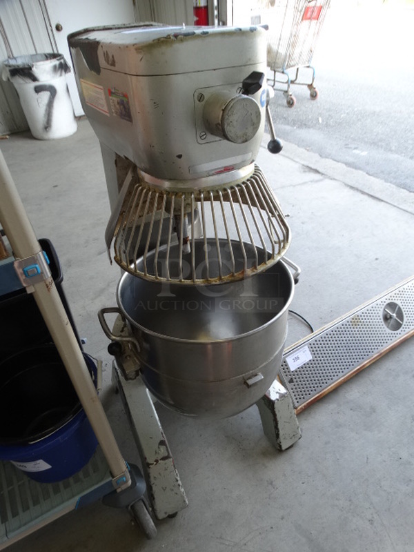AMAZING! Thunderbird Model ARM-40 Metal Commercial Floor Style 40 Quart Planetary Mixer w/ Mixing Bowl and Bowl Guard. 115 Volts, 1 Phase. 22x25x46.5. Cannot Test Unit Because The Bowl Cannot Be Raised - Image 3 of 9