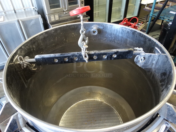 ASTOUNDING! Brewha Equipment Company All In One Microbrewery System Includes Stainless Steel Commercial Jacket Conical Fermenter, Winch and Power Control Box! 99x48x104 - Image 4 of 12