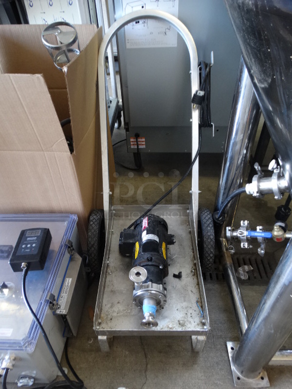 ASTOUNDING! Brewha Equipment Company All In One Microbrewery System Includes Stainless Steel Commercial Jacket Conical Fermenter, Winch and Power Control Box! 99x48x104 - Image 9 of 12