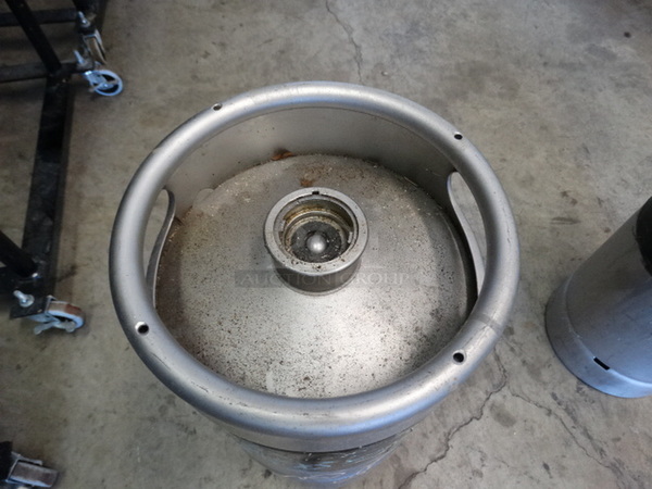 Metal Sixth Barrel Keg. 9.25x9.25x23.5
 - Image 3 of 5