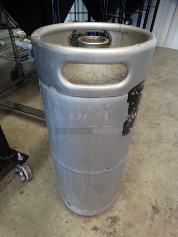Metal Sixth Barrel Keg. 9.25x9.25x23.5
 - Image 5 of 5
