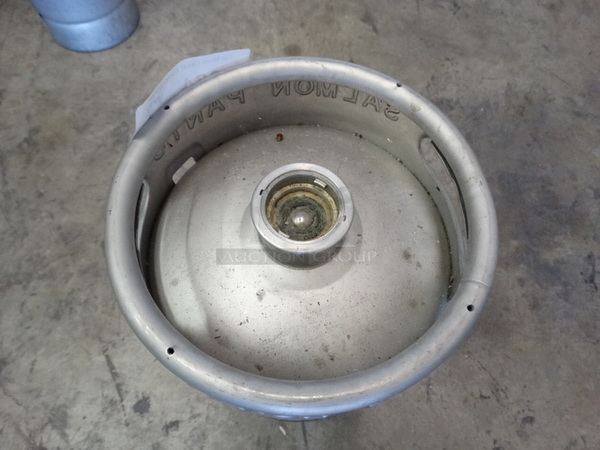 Metal Sixth Barrel Keg. 9.25x9.25x23.5
 - Image 2 of 5