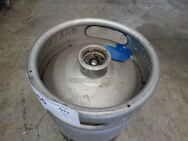 Metal Sixth Barrel Keg. 9.25x9.25x23.5
 - Image 2 of 5