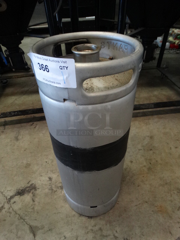 Metal Sixth Barrel Keg. 9.25x9.25x23.5
 - Image 4 of 5