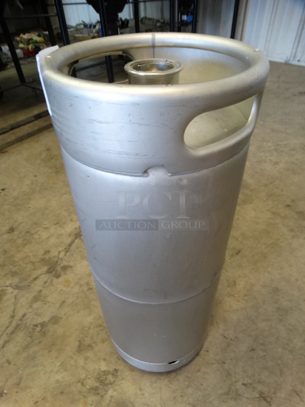 Metal Sixth Barrel Keg. 9.25x9.25x23.5
 - Image 2 of 6
