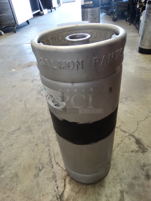 Metal Sixth Barrel Keg. 9.25x9.25x23.5
 - Image 6 of 7