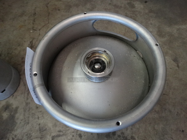Metal Sixth Barrel Keg. 9.25x9.25x23.5
 - Image 2 of 4
