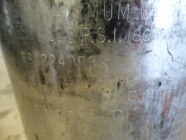 Metal 5 Gallon Corny Keg. 9x9x23 - Image 6 of 6