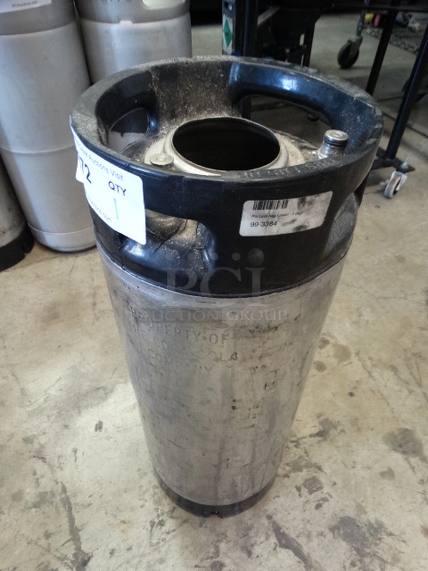 Metal 5 Gallon Corny Keg. 9x9x23 - Image 4 of 5
