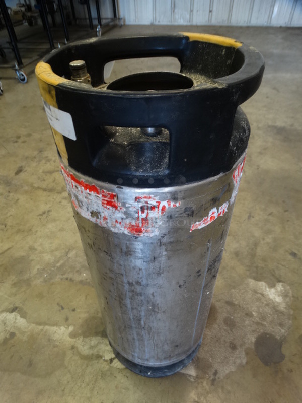 Metal 5 Gallon Corny Keg. 9x9x23 - Image 2 of 4
