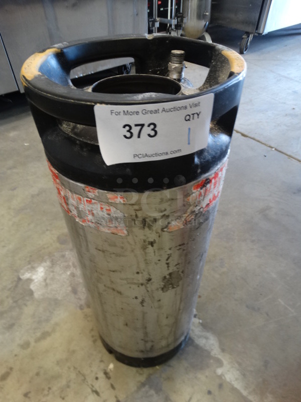 Metal 5 Gallon Corny Keg. 9x9x23 - Image 4 of 4