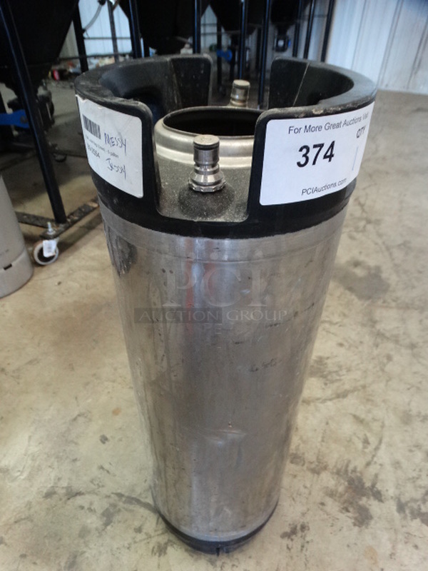 Metal 5 Gallon Corny Keg. 9x9x23 - Image 5 of 5