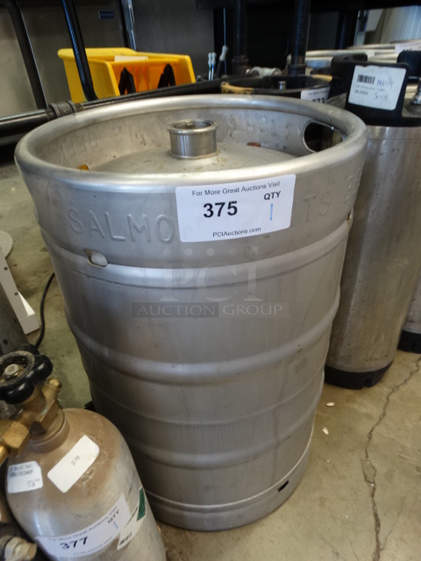 Metal Half Size Barrel Keg. 16x16x23
 - Image 3 of 6