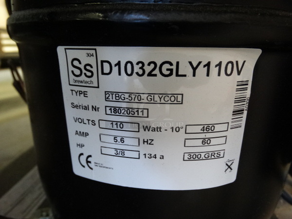 BRAND NEW! AWESOME! 2018 SS Brewtech Metal Commercial Glycol Chiller on Casters. 115-127 Volts, 1 Phase. 16.5x16.5x26.5 - Image 11 of 11