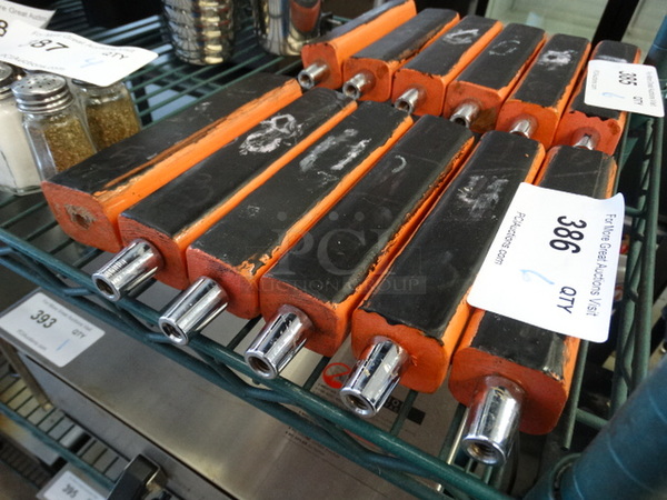 6 Beer Tap Handles. 1.5x1.5x8.5. 6 Times Your Bid! - Image 2 of 4