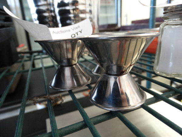 3 Metal Shot Measuring Jiggers. 2.75x2.75x2. 3 Times Your Bid! - Image 2 of 3