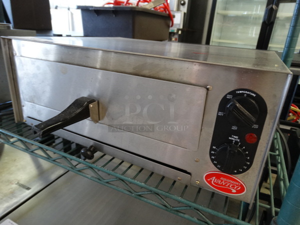 NICE! Avantco Model 177CPO12TS Stainless Steel Commercial Countertop Pizza Oven. 120 Volts, 1 Phase. 18x15x7.5. Tested and Working! - Image 3 of 6