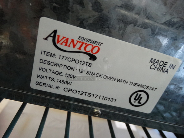 NICE! Avantco Model 177CPO12TS Stainless Steel Commercial Countertop Pizza Oven. 120 Volts, 1 Phase. 18x15x7.5. Tested and Working! - Image 6 of 6