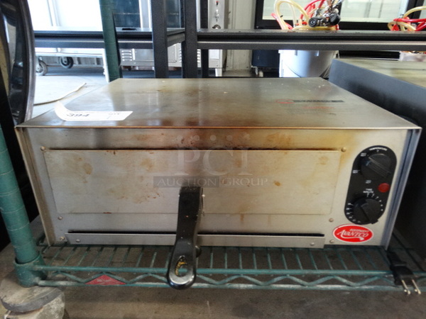 NICE! Avantco Model 177CPO12TS Stainless Steel Commercial Countertop Pizza Oven. 120 Volts, 1 Phase. 18x15x7.5. Tested and Does Not Power On