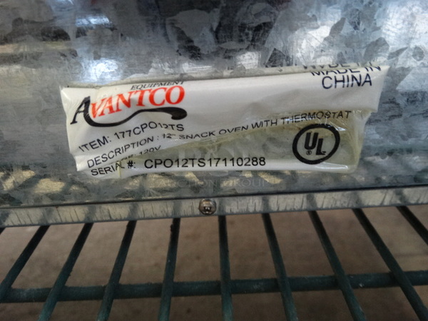NICE! Avantco Model 177CPO12TS Stainless Steel Commercial Countertop Pizza Oven. 120 Volts, 1 Phase. 18x15x7.5. Tested and Does Not Power On - Image 6 of 6