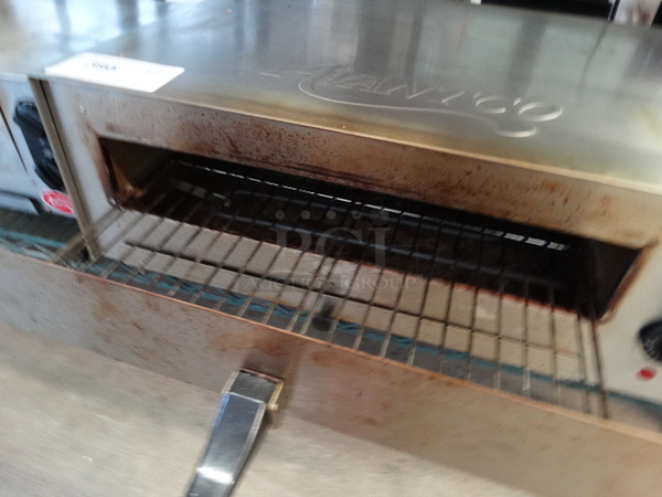 NICE! Avantco Stainless Steel Commercial Countertop Pizza Oven. 120 Volts, 1 Phase. 24x20x8. Tested and Working! - Image 5 of 6