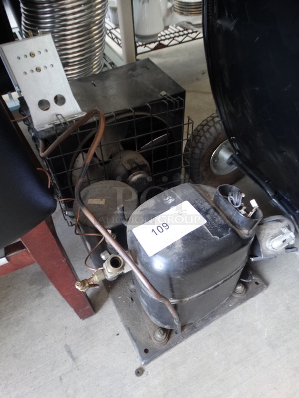 Model AJ201GT-188 Metal Compressor. 200/208 Volts, 1 Phase. 13x22x18 - Image 2 of 4