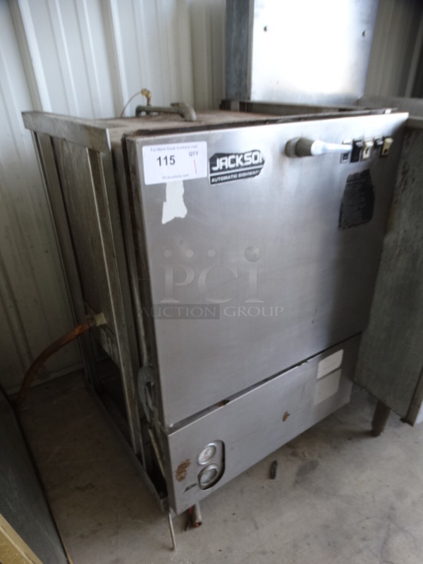 NICE! Jackson Stainless Steel Commercial Undercounter Dishwasher. 24x26x35 - Image 2 of 10