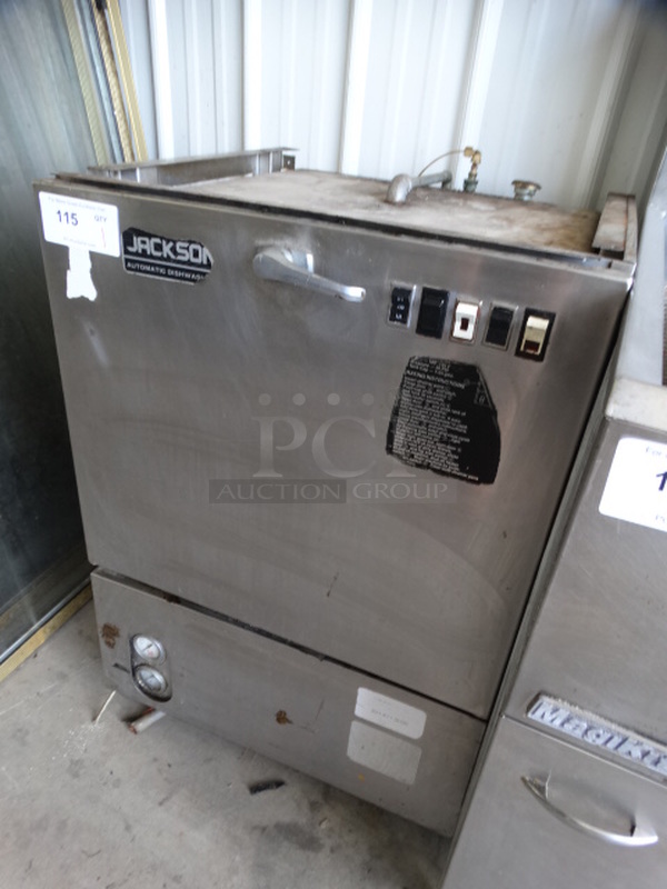 NICE! Jackson Stainless Steel Commercial Undercounter Dishwasher. 24x26x35 - Image 3 of 10